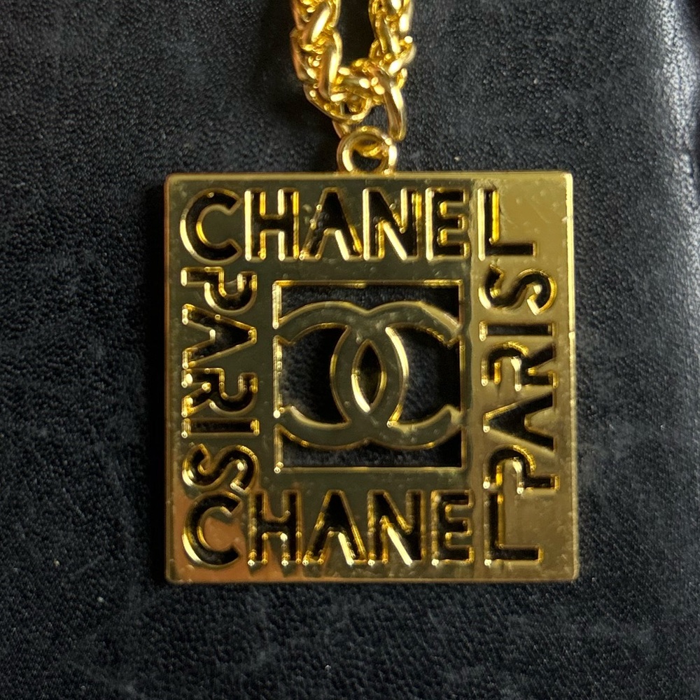 SOLD! Chanel Gold Charm Necklace